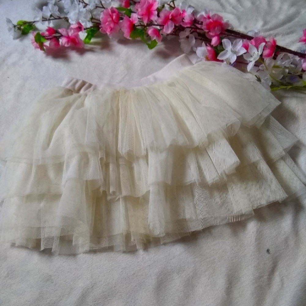 Girls Tutu Skirt Lace Fluffy
